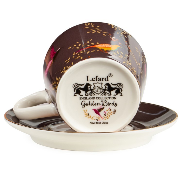 Кофейный набор lefard "golden birds" на 2 пер. 4 пр. 120 мл Lefard (419-132)
