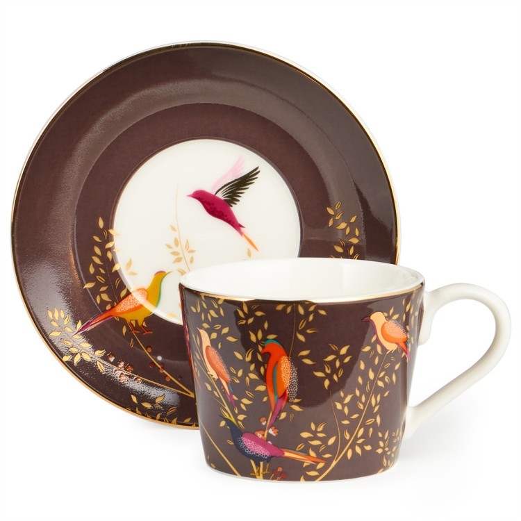 Кофейный набор lefard "golden birds" на 2 пер. 4 пр. 120 мл Lefard (419-132)