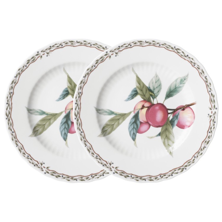 Набор тарелок закусочных lefard "fruit garden" 2 шт. 20,5 см Lefard (590-646)
