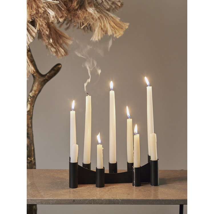 Подсвечник bruks, 8 см, черный (78211) Подсвечник bruks, 8 см, черный (78211)