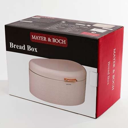 Хлебница с крышкой металл Mayer&Boch (40555)