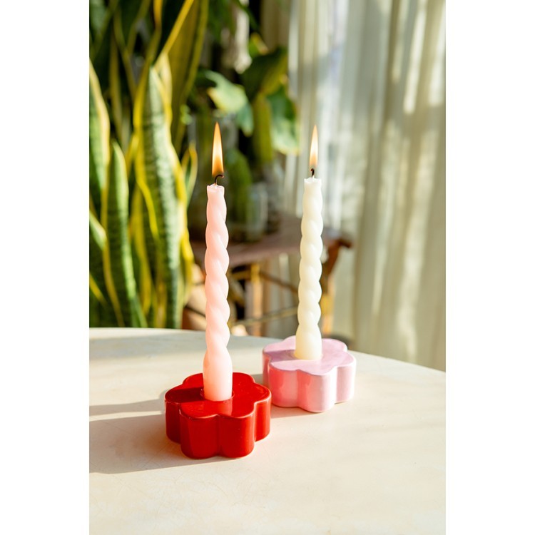 Подсвечник daisy, D8 см, розовый (78590)