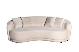 Диван трехместный бежевый 233*106*79см (без канта) (TT-00015090)