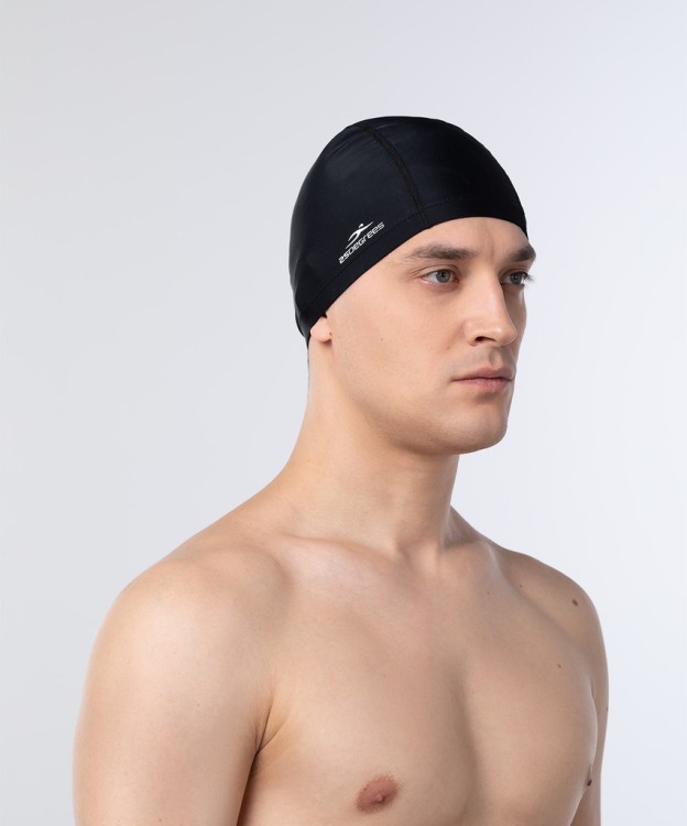 Шапочка для плавания Comfo Black, полиэстер (1549569) Шапочка для плавания Comfo Black, полиэстер (1549569)