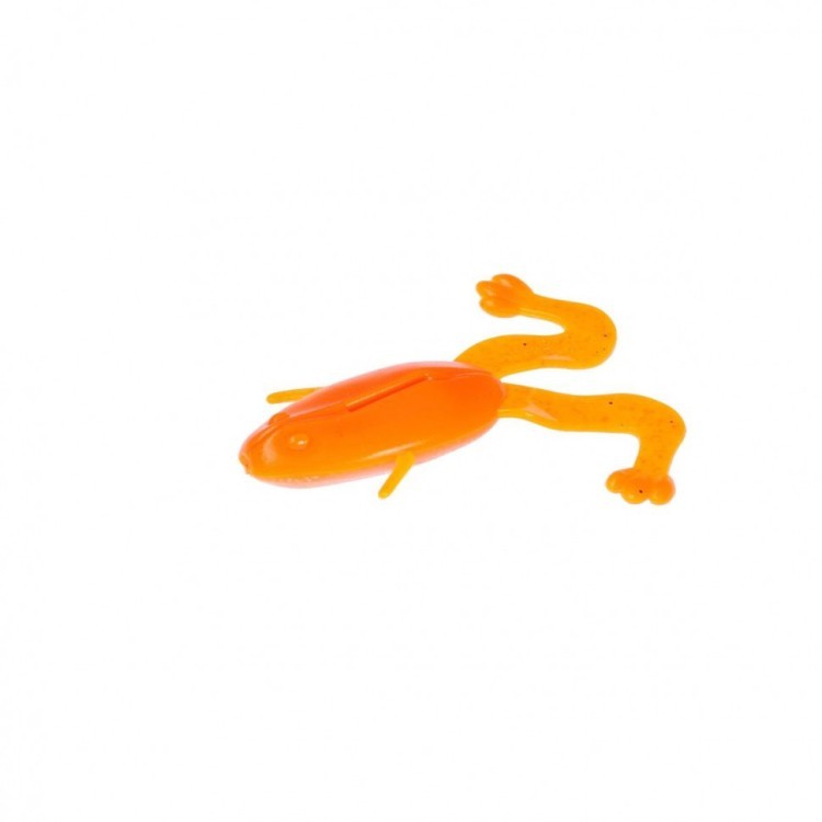 Лягушка Helios Crazy Frog 3,55"/9,0 см, цвет Orange & Sparkles 4 шт HS-23-022 (77957)