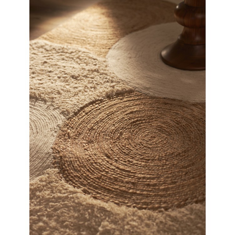 Ковер из джута, шерсти из хлопка agra из коллекции ethnic, 120х180см (76021) Ковер из джута, шерсти из хлопка agra из коллекции ethnic, 120х180см (76021)