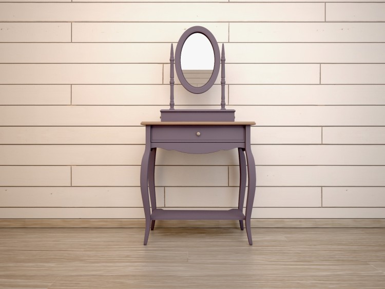 Туалетный столик Leontina Lavanda с зеркалом ST9321L-ET