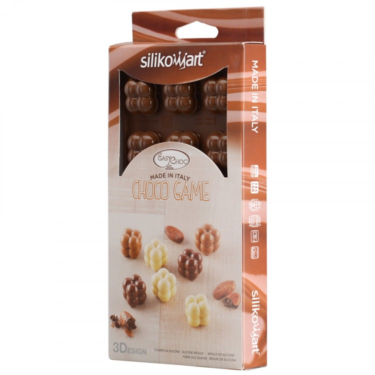 Форма силиконовая для приготовления конфет choco game, 11х24 см (68872) Форма силиконовая для приготовления конфет choco game, 11х24 см (68872)