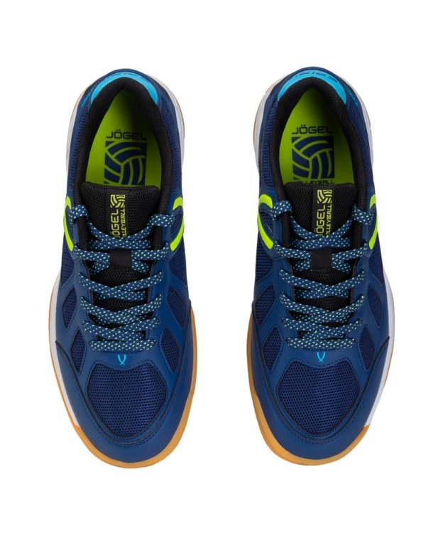 Кроссовки волейбольные JÖGEL SPIRIT, Navy/lime (2112746)