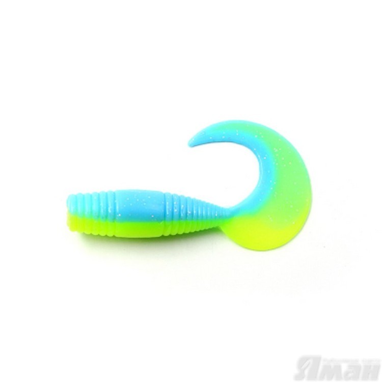 Твистер Yaman Spry Tail, 2" цвет 18 - Ice Chartreuse, 10 шт Y-ST2-18 (70754)