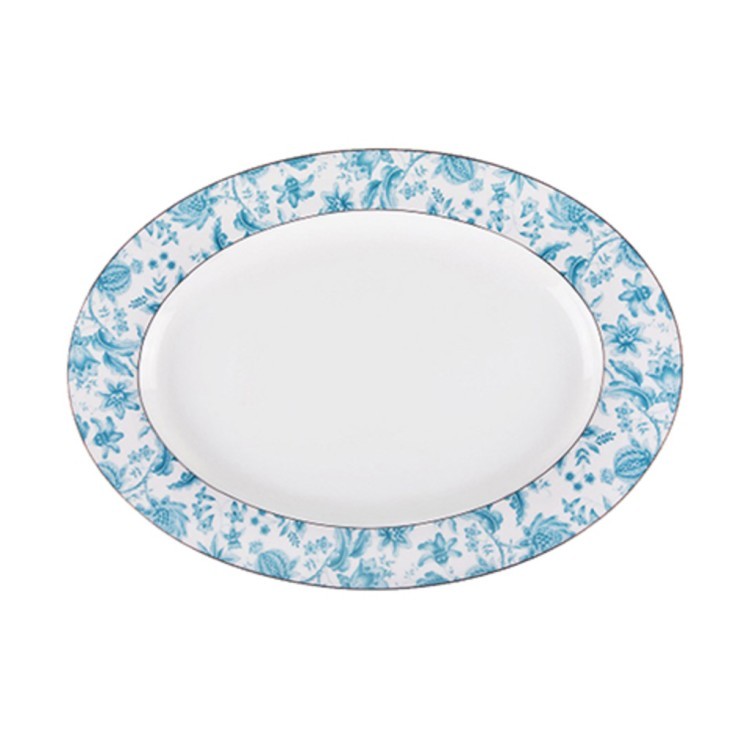 Блюдо A2108560, костяной фарфор, white, blue, MIKASA