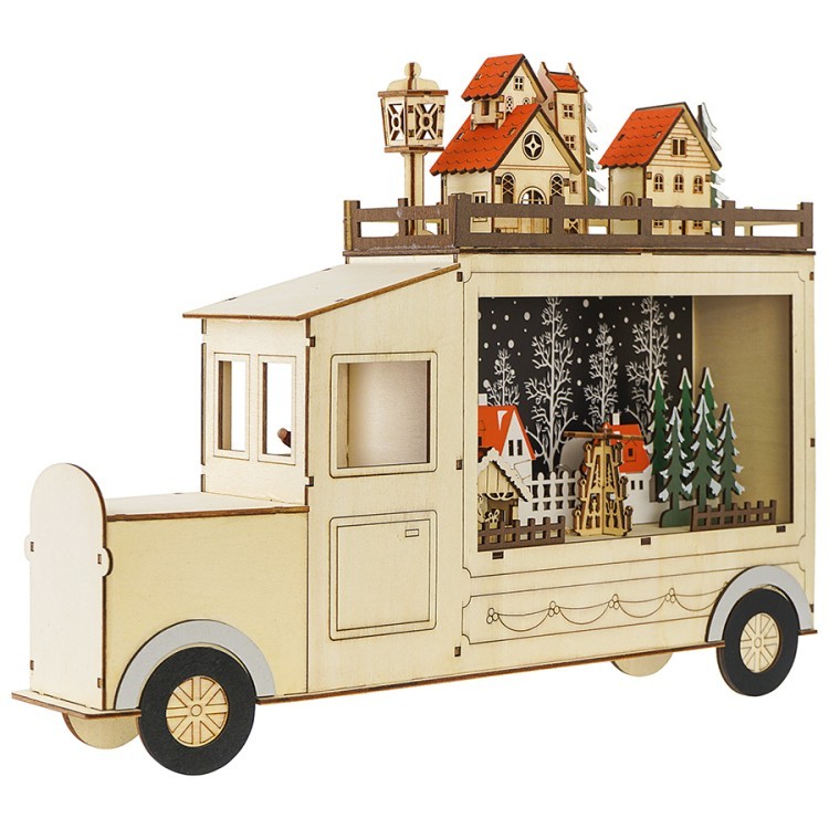Декор новогодний с подсветкой festive truck из коллекции new year essential (76832) Декор новогодний с подсветкой festive truck из коллекции new year essential (76832)