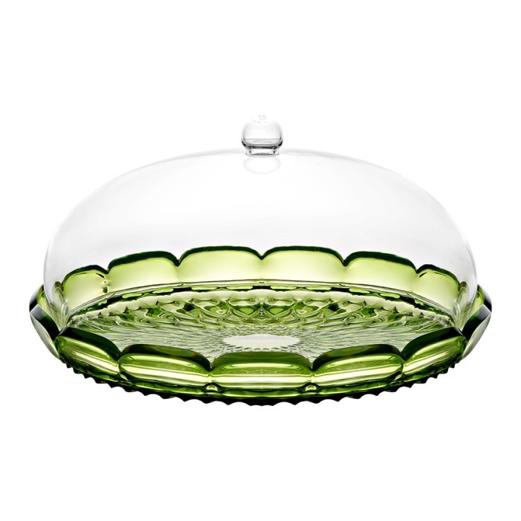 Блюдо сервировочное с крышкой vanity, D30 см, зеленое (79082) Блюдо сервировочное с крышкой vanity, D30 см, зеленое (79082)