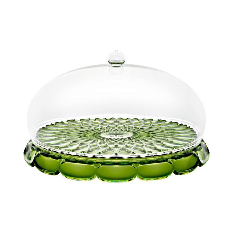 Блюдо сервировочное с крышкой vanity, D30 см, зеленое (79082) Блюдо сервировочное с крышкой vanity, D30 см, зеленое (79082)