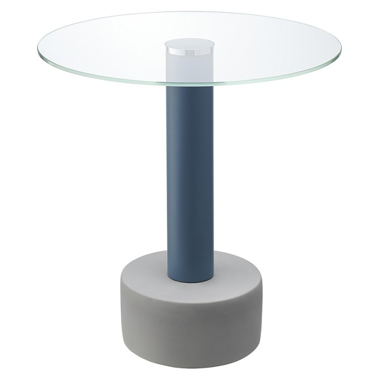Столик кофейный hem, D48 см, синий (75327)