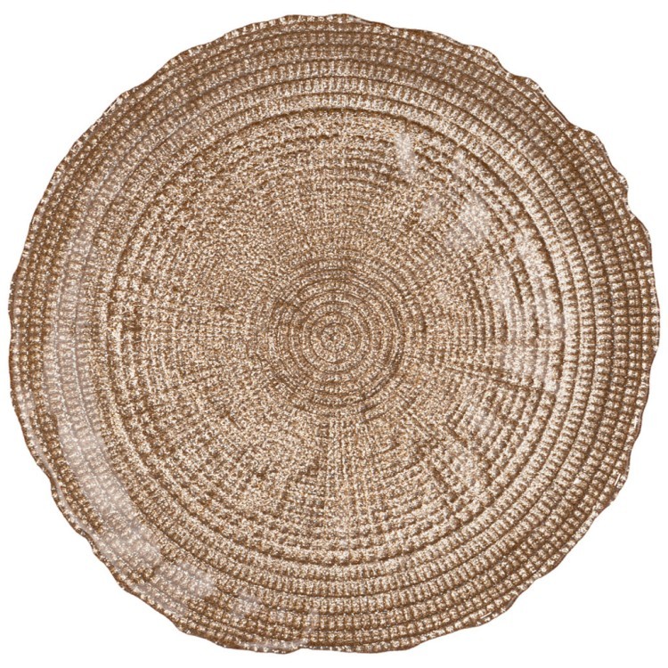 Тарелка "treasure"  beige 21см АКСАМ (339-306)