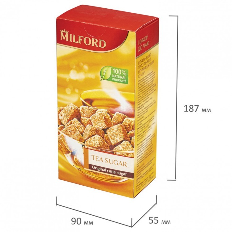 Сахар прессованный тростниковый MILFORD 0,5 кг 979 620071 (1) (96033)