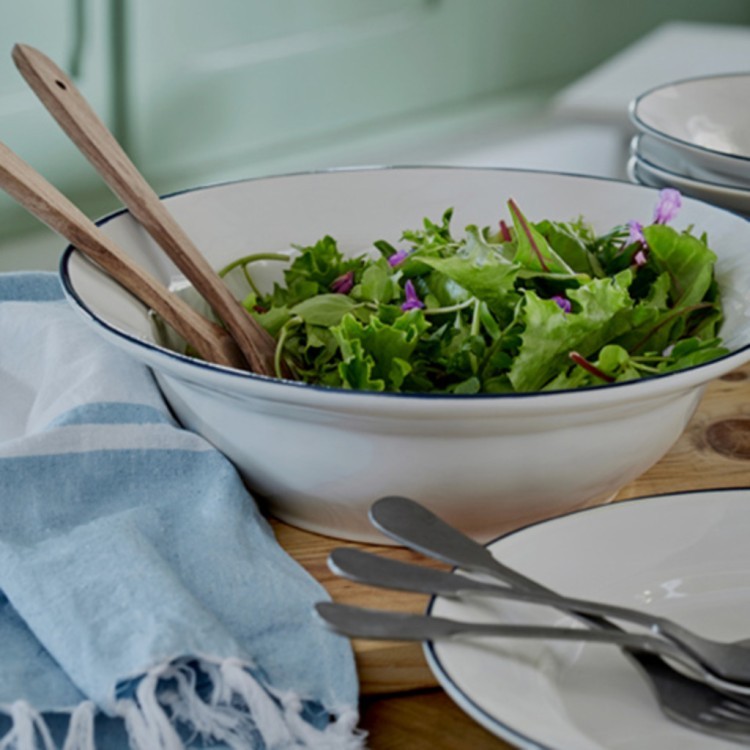 Чаша ATS141-BLU(ATS141-00721C), 14 см, керамика, white, blue, Costa Nova