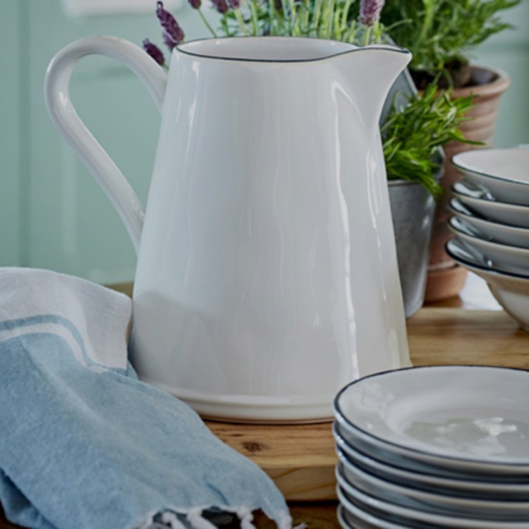 Чаша ATS141-BLU(ATS141-00721C), 14 см, керамика, white, blue, Costa Nova