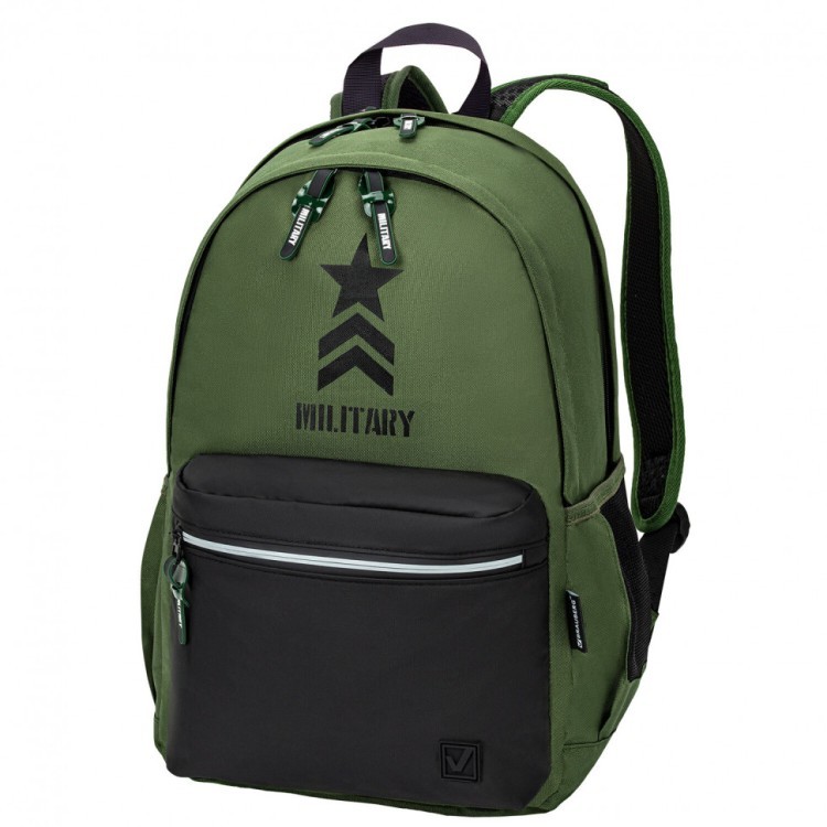 Рюкзак Brauberg FASHION CITY универсальный "Military" хакки 46х31х15 см 271670 (1) (89781) Рюкзак Brauberg FASHION CITY универсальный "Military" хакки 46х31х15 см 271670 (1) (89781)