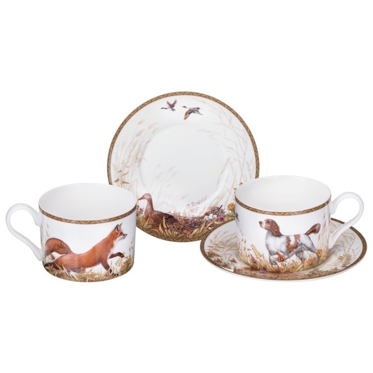 Чайный набор lefard "охота" на 2 пер. 4 пр. 300 мл Lefard (590-738)