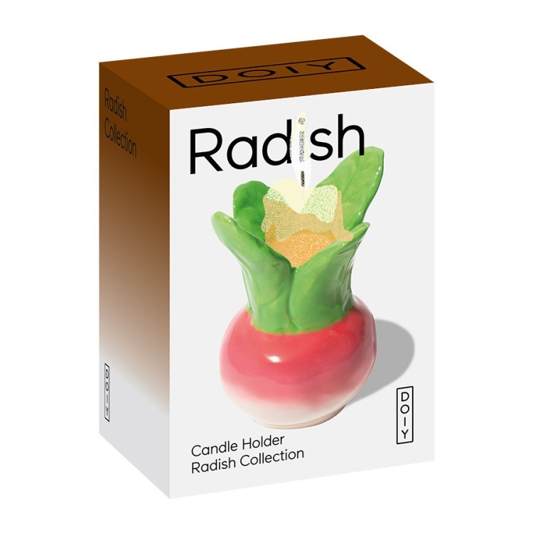 Подсвечник radish, 6,7 x 6,7 x 8,7 см (80194)