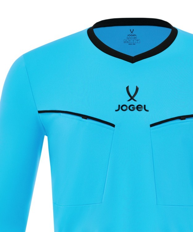 Лонгслив судейский JOGEL DIVISION PerFormDRY Referee LS Tee 2.0, голубой (2133771)