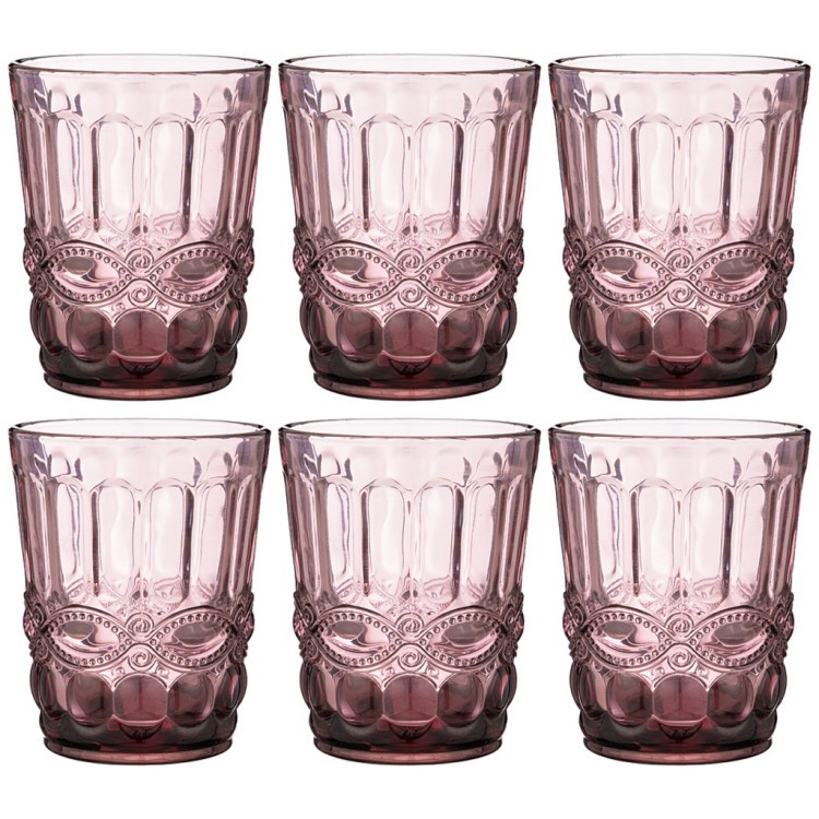 Набор стаканов "серпентина" из 6шт. серия "muza color" 270мл. / в=10 см Lefard (781-110)