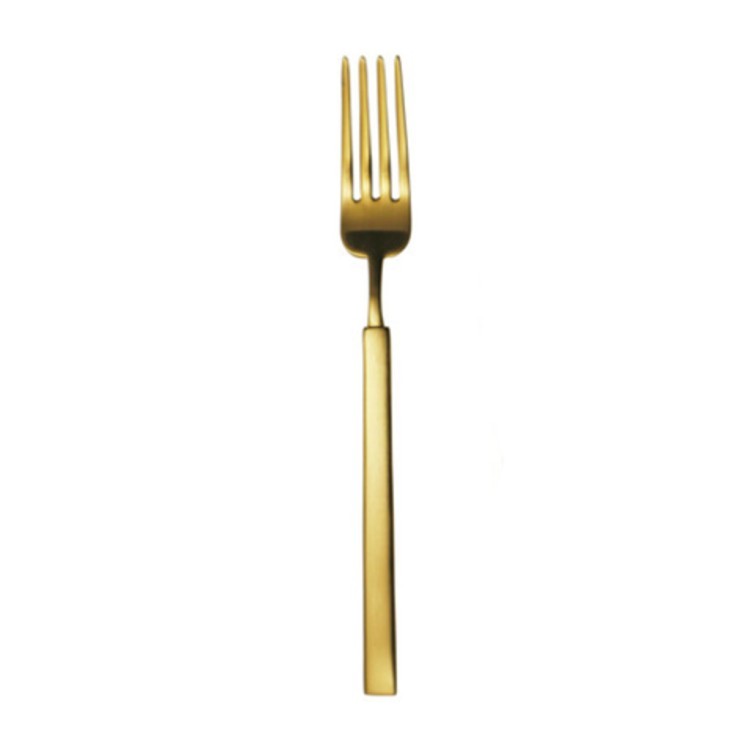 Вилка столовая 148100205170000006, нержавеющая сталь 18/10, PVD, matte gold, HERDMAR Вилка столовая 148100205170000006, нержавеющая сталь 18/10, PVD, matte gold, HERDMAR
