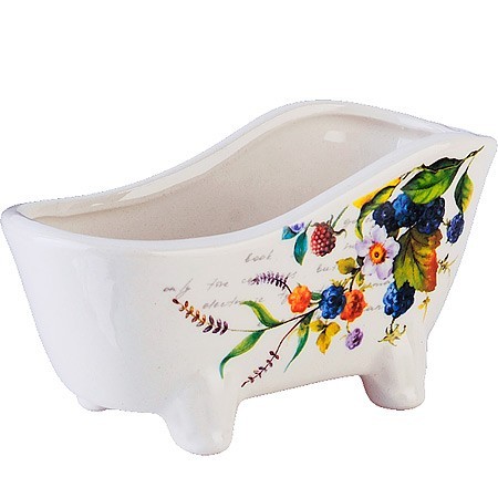 Подставка для губки 170мл 12х6х6,2см Лесные ягоды с лимонами доломит LR (60144)