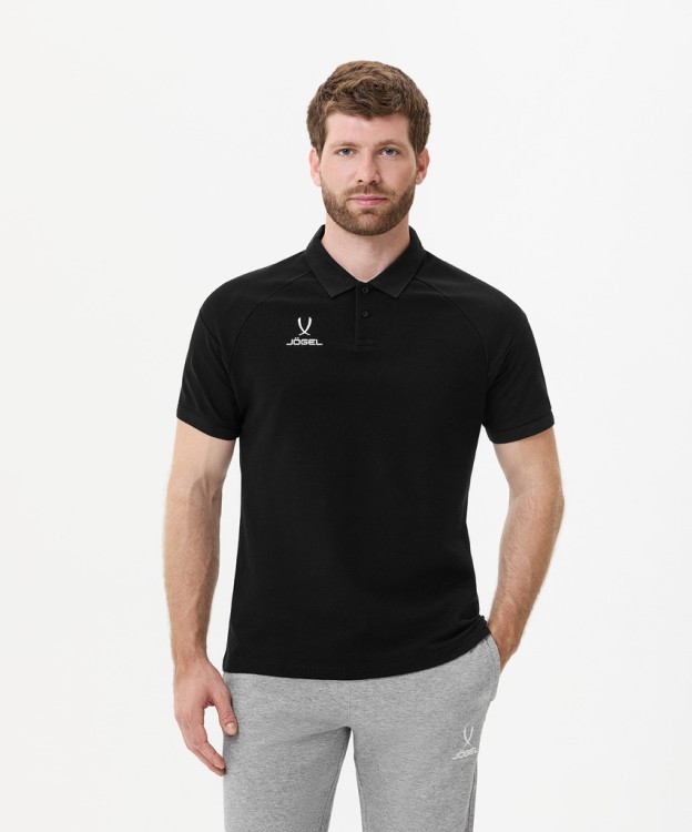 Поло JOGEL CAMP 2 CVC Polo CZ, черный (2130828)