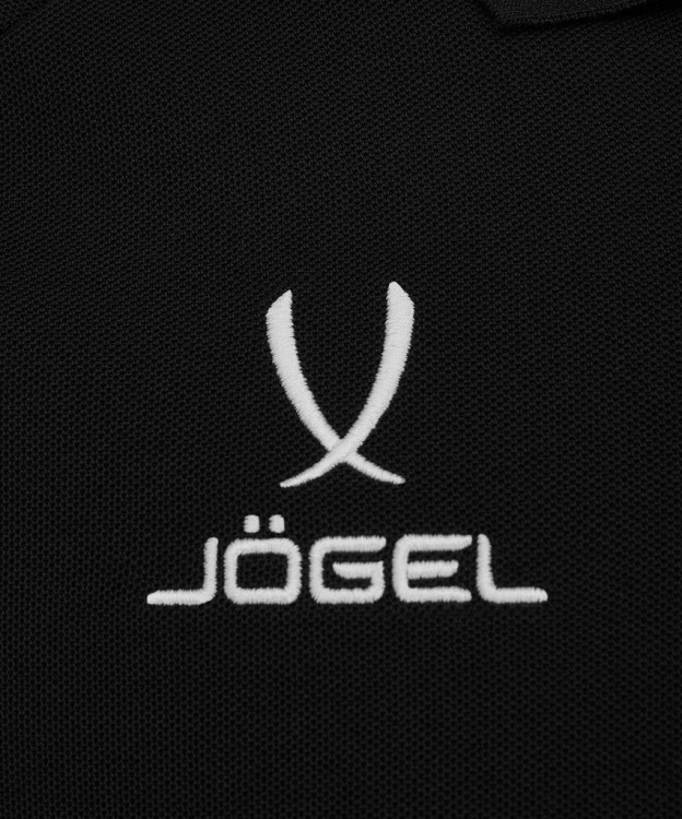 Поло JOGEL CAMP 2 CVC Polo CZ, черный (2130828)