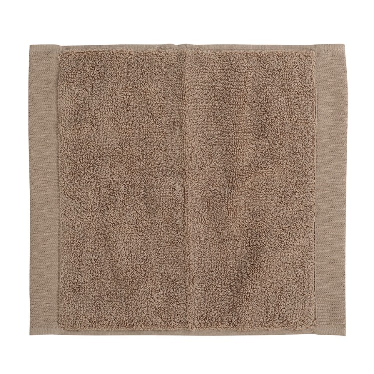 Полотенце для лица коричневого цвета из коллекции essential, 30х30 см (66951)