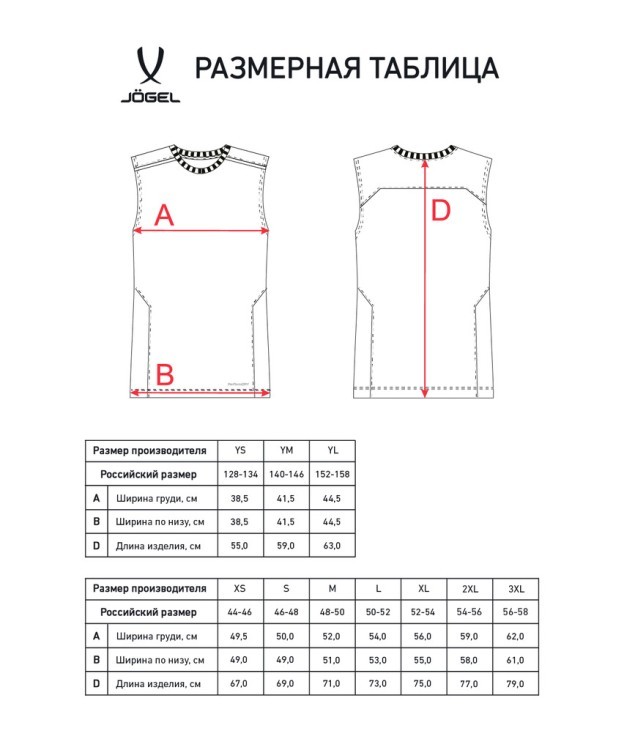 Майка тренировочная JÖGEL DIVISION PerFormDRY Training Sleeveless, синий (2105690) Майка тренировочная JÖGEL DIVISION PerFormDRY Training Sleeveless, синий (2105690)