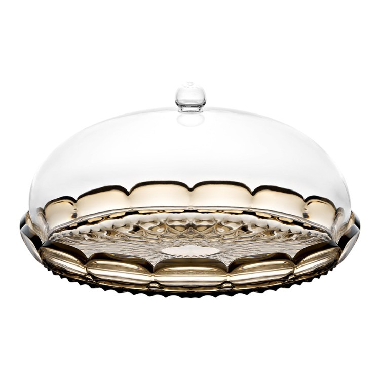 Блюдо сервировочное с крышкой vanity, D30 см, коричневое (79083) Блюдо сервировочное с крышкой vanity, D30 см, коричневое (79083)