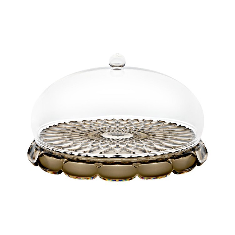 Блюдо сервировочное с крышкой vanity, D30 см, коричневое (79083) Блюдо сервировочное с крышкой vanity, D30 см, коричневое (79083)