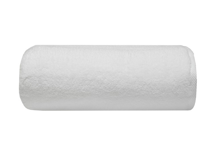 Полотенце Соло хлопок белое 100*150 (TT-00015176)