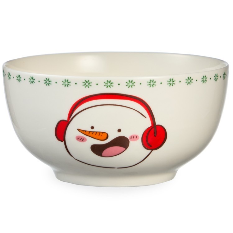 Набор посуды lefard "снеговик" 2 пр. (кружка 360мл, салатник 500мл) Lefard (260-1066)