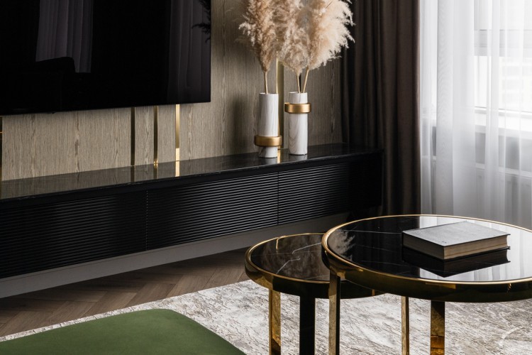 Столы (наб 2шт) стекло чер.мрам/зол d60*60/d46*50 (TT-00006958) Столы (наб 2шт) стекло чер.мрам/зол d60*60/d46*50 (TT-00006958)