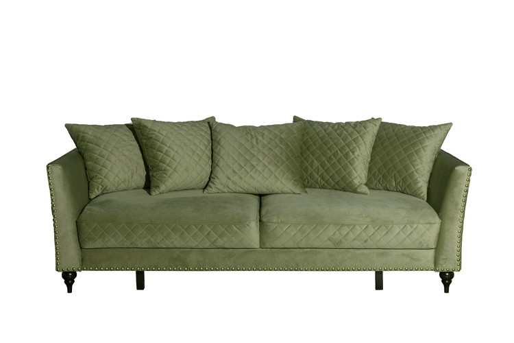 Диван Sorrento 230M трехм.раск,велюр оливковый Colt1002-OLIV 230*101*86 (TT-00016714)
