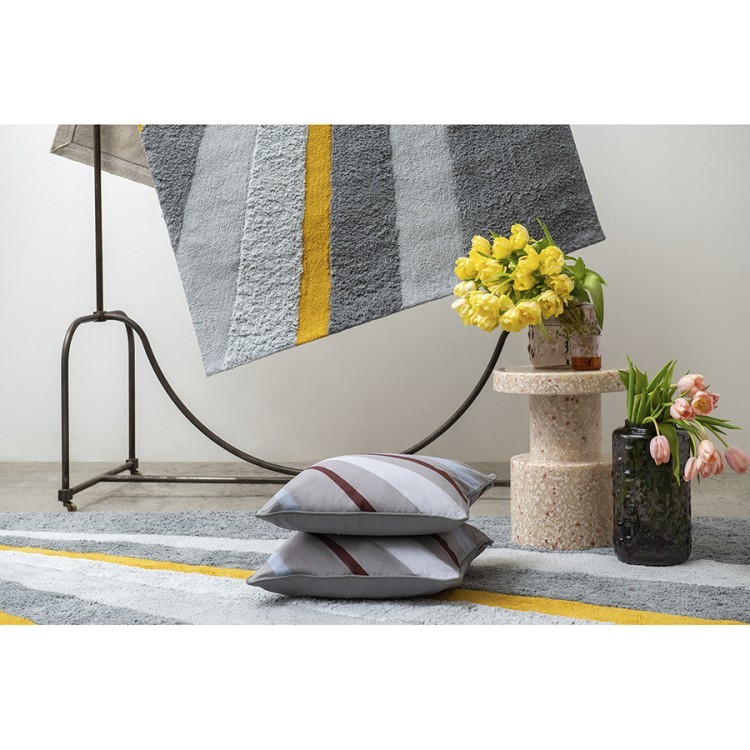 Чехол на подушку из хлопка с принтом tulip field из коллекции terra, 45х45 см (74425)