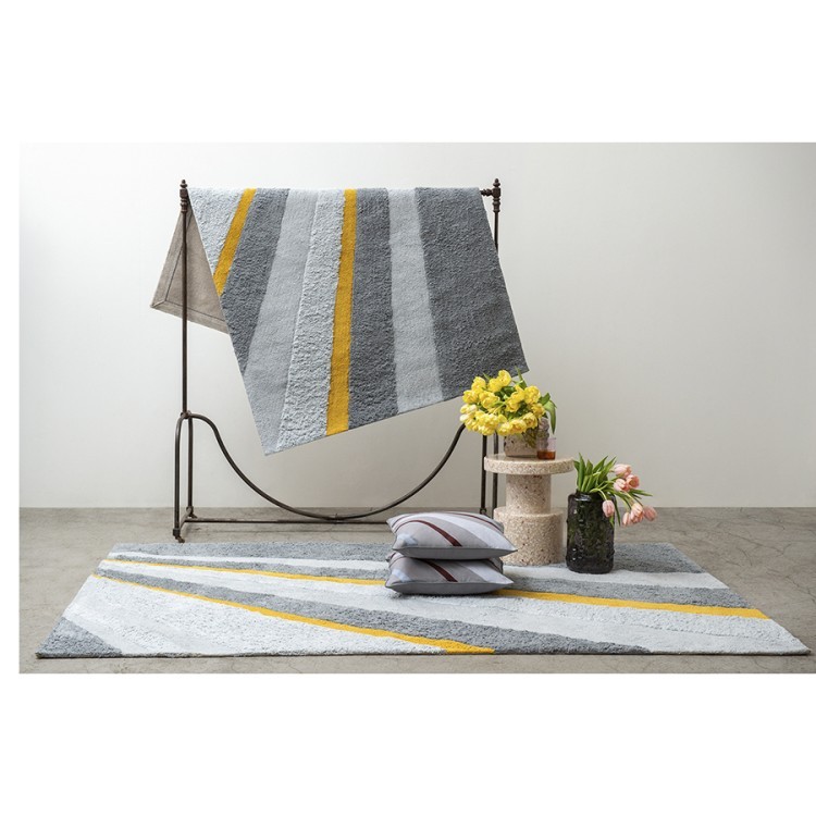 Чехол на подушку из хлопка с принтом tulip field из коллекции terra, 45х45 см (74425)