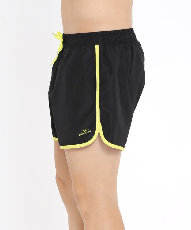 Шорты для плавания 25DEGREES Station Black/Lime, полиэстер (2114163)