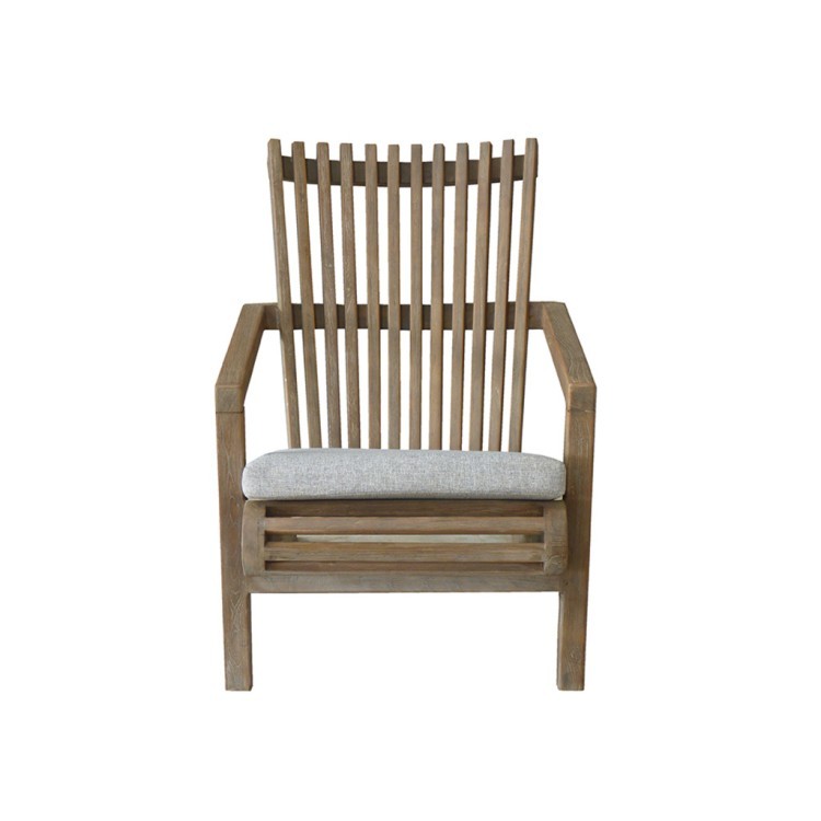 Кресло ECAC67, тик, текстиль, blue, ROOMERS FURNITURE