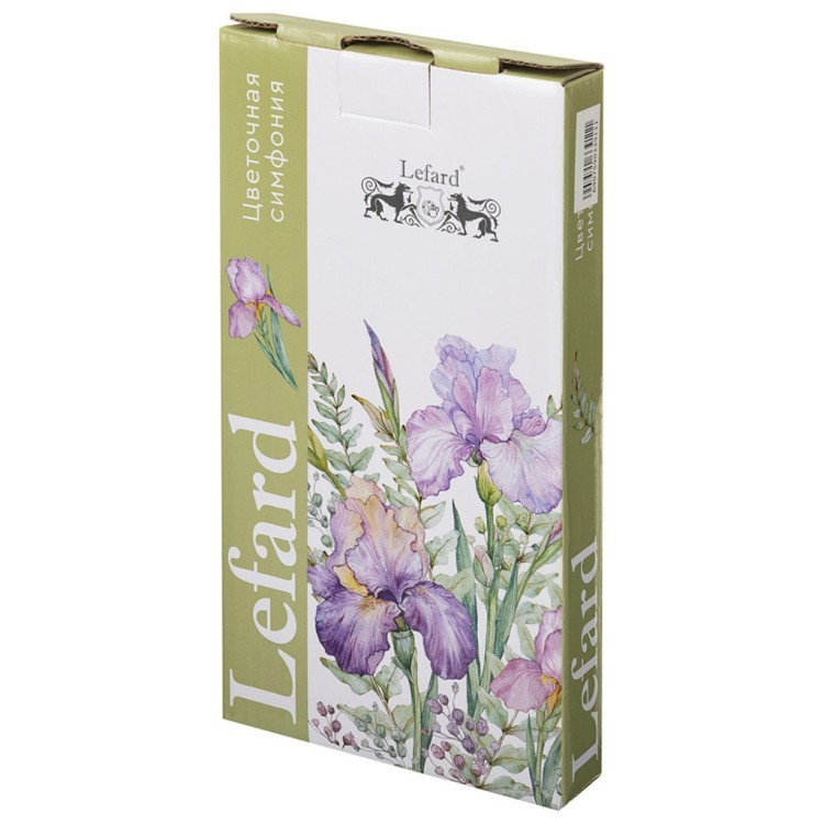 Блюдо овальное lefard "irises" 20,5 см, разноцветный (590-339-11) 