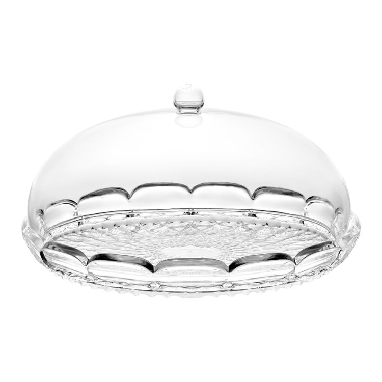 Блюдо сервировочное с крышкой vanity, D30 см, прозрачное (79084) Блюдо сервировочное с крышкой vanity, D30 см, прозрачное (79084)