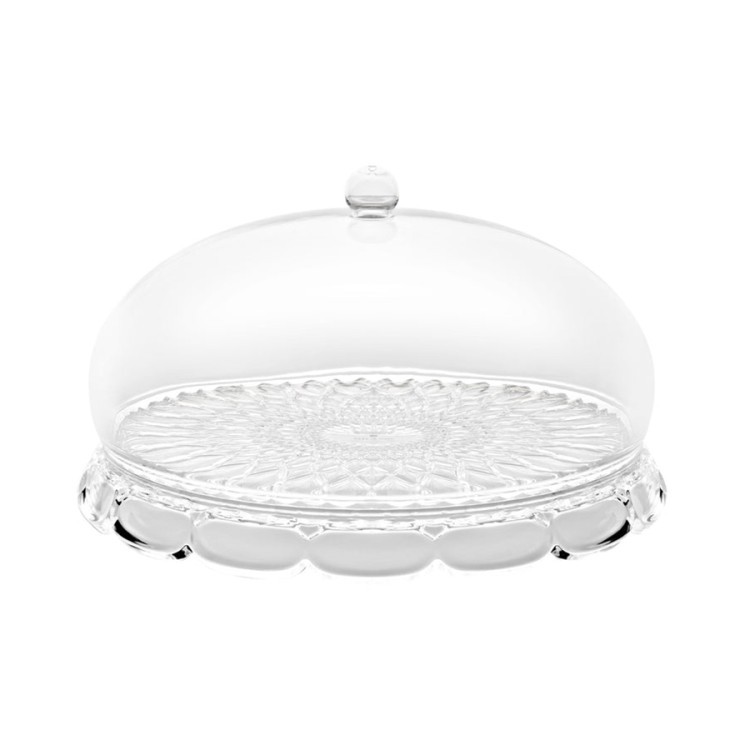 Блюдо сервировочное с крышкой vanity, D30 см, прозрачное (79084) Блюдо сервировочное с крышкой vanity, D30 см, прозрачное (79084)