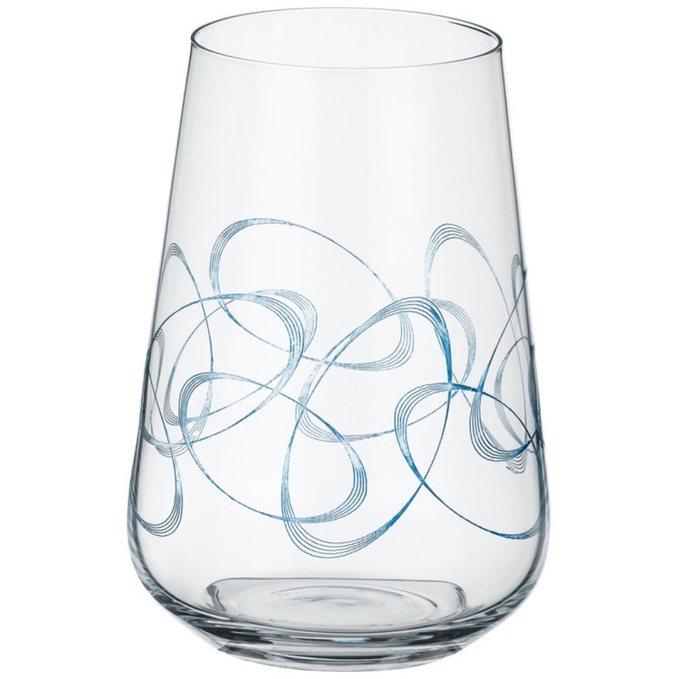Набор стаканов из 6 шт."sandra" 380 мл. высота=12 см. Bohemia Crystal (674-609)