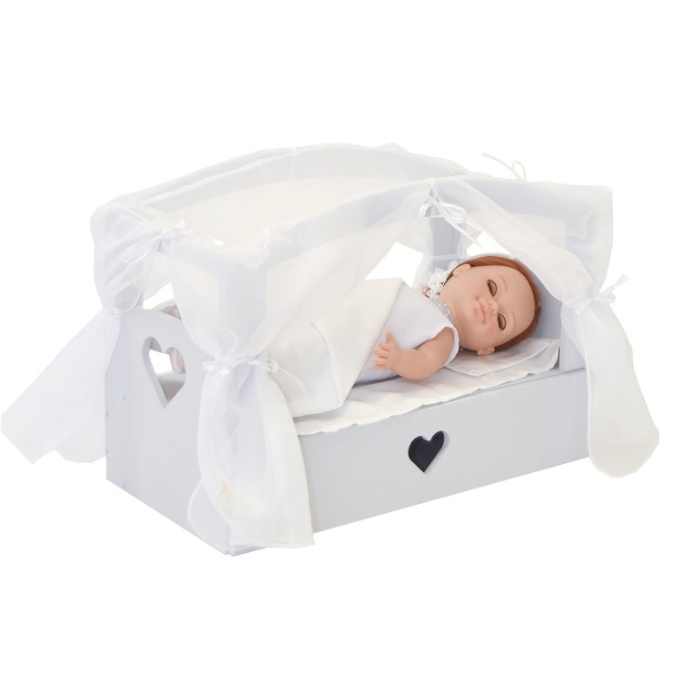 Кроватка с бельевым ящиком  Серии "Любимая кукла", цвет Дрим (PFD120-83)