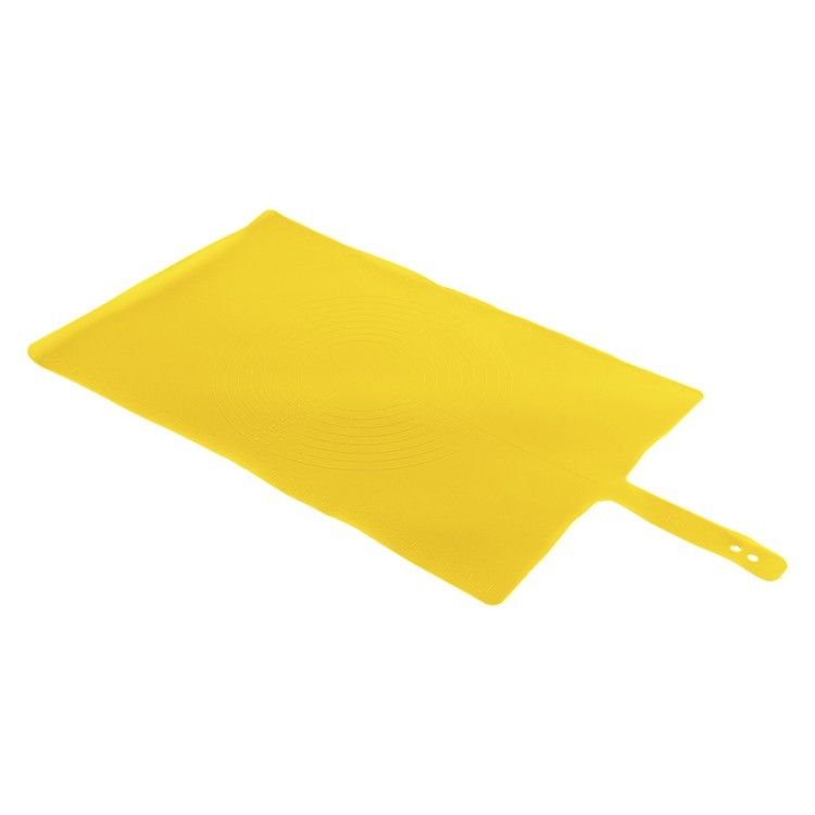 Коврик для замешивания теста foss, 37,7х57,4 см, желтый (74694)